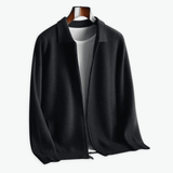 Black Wool Cardigan