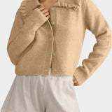 Christy - Stylish button-up long sleeve cardigan