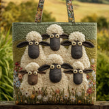 Five Sheep Handmade Quilted Tote Bag