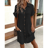 Women's Casual Shirt Summer Dress | Mini