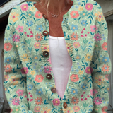 Foxfield — Women's Vintage Floral Cardigan