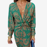 Doriane™ Midi Wrap Dress - Elegant and Versatile