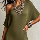 Lucia - Chic Asymmetrical Maxi Dress
