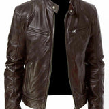 Premium Men's Leather Biker Jacket | Durable, Chic, Timeless Design
