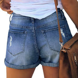 Women's Summer Shorts | Cuffed, High Waisted
