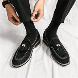 Men’s Summer Loafers | Suede, Tassel Accent
