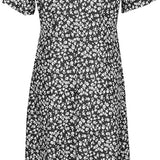 Women's Floral Summer Midi Dress | Puff Sleeve, Wrap Style