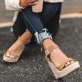 Women’s Summer Wedge Espadrilles | Open Toe, Ankle Strap