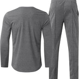 Men’s Casual Two Piece Set | Slim Fit, Trouser & Top