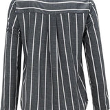 Women’s Casual Summer Shirt | Long Sleeve, Striped