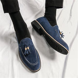 Men’s Summer Loafers | Suede, Tassel Accent