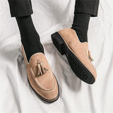 Men’s Summer Loafers | Suede, Tassel Accent