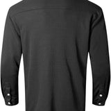 Men's Summer Casual Shirt | Lightweight, Long Sleeve