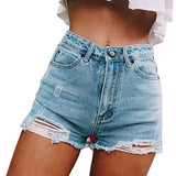 Women's Summer Shorts | Distressed, High Waisted