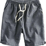 Men's Summer Shorts | Striped, Drawstring