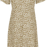 Women's Floral Summer Midi Dress | Puff Sleeve, Wrap Style