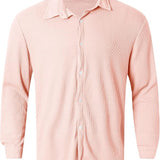 Men's Summer Casual Shirt | Lightweight, Long Sleeve