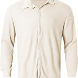 Men's Summer Casual Shirt | Lightweight, Long Sleeve