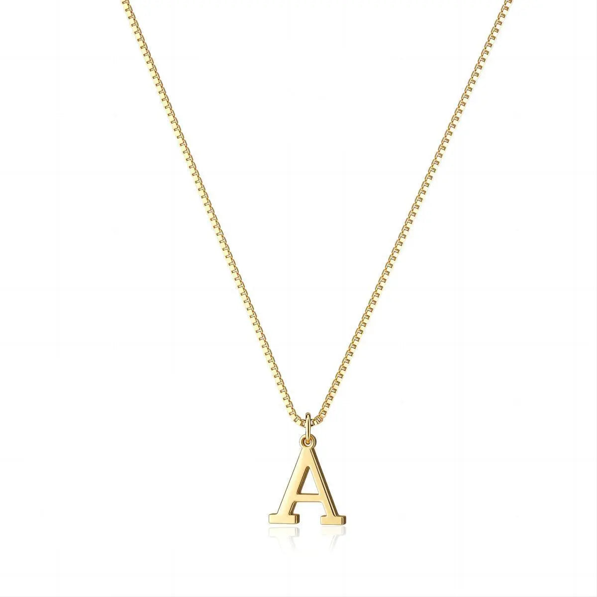 Initials Necklace with Love Letter Design