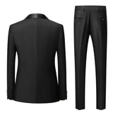 Men Formal Three Piece Suit | Tuxedo, Satin Lapel