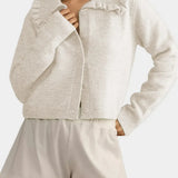 Christy - Stylish button-up long sleeve cardigan