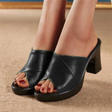 Women's Summer Heeled Sandals | Platform, Slip-On