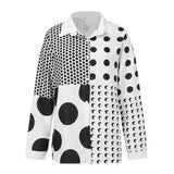 Women’s Graphic Summer Shirt | Long Sleeve, Patterned