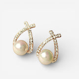 Pearl and Sequin Earrings
