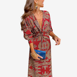 Doriane™ Midi Wrap Dress - Elegant and Versatile