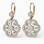 Madeleine – Vintage Crystal Mandala Earrings