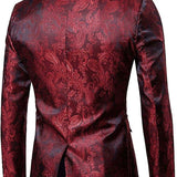 Men’s Formal Two Piece Suit | Jacquard, Slim Fit