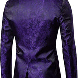 Men’s Formal Two Piece Suit | Jacquard, Slim Fit