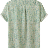 Men’s Floral Summer Shirt | Vintage, Short Sleeve