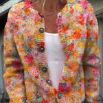 Helena — Vintage Knit Cardigan Sweater