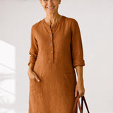 EVI | Everyday Casual Women's Dress with a Relaxed Fit and Timeless Style