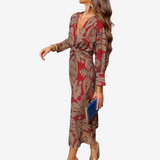 Doriane™ Midi Wrap Dress - Elegant and Versatile