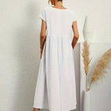 Women's Casual Smock Summer Dress | Midi