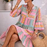 NOVA | Breezy Midi Dress in Vibrant Colors for Weekend Wear
