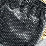 Men's Summer Shorts | Striped, Drawstring
