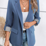 Rachelle - Elegant Versatile Blazer with Rolled Sleeves