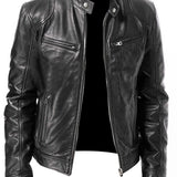 Premium Men's Leather Biker Jacket | Durable, Chic, Timeless Design