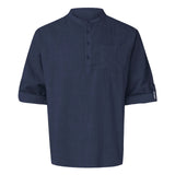 Men's Casual Summer Shirt | Henley, Long Sleeve