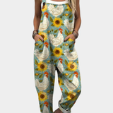 Comfortable Printed Overall/Jumpsuit