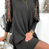 Women's Elegant Mesh Sleeve Summer Dress | Mini
