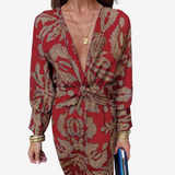 Doriane™ Midi Wrap Dress - Elegant and Versatile