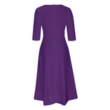 Women's Elegant A-Line Party Dress | Midi