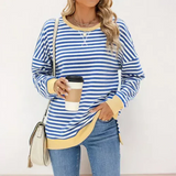 Chic Striped Knit Jumper for Women | Stylish, Cozy, Versatile