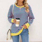 Chic Striped Knit Jumper for Women | Stylish, Cozy, Versatile