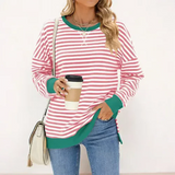 Chic Striped Knit Jumper for Women | Stylish, Cozy, Versatile