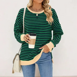 Chic Striped Knit Jumper for Women | Stylish, Cozy, Versatile
